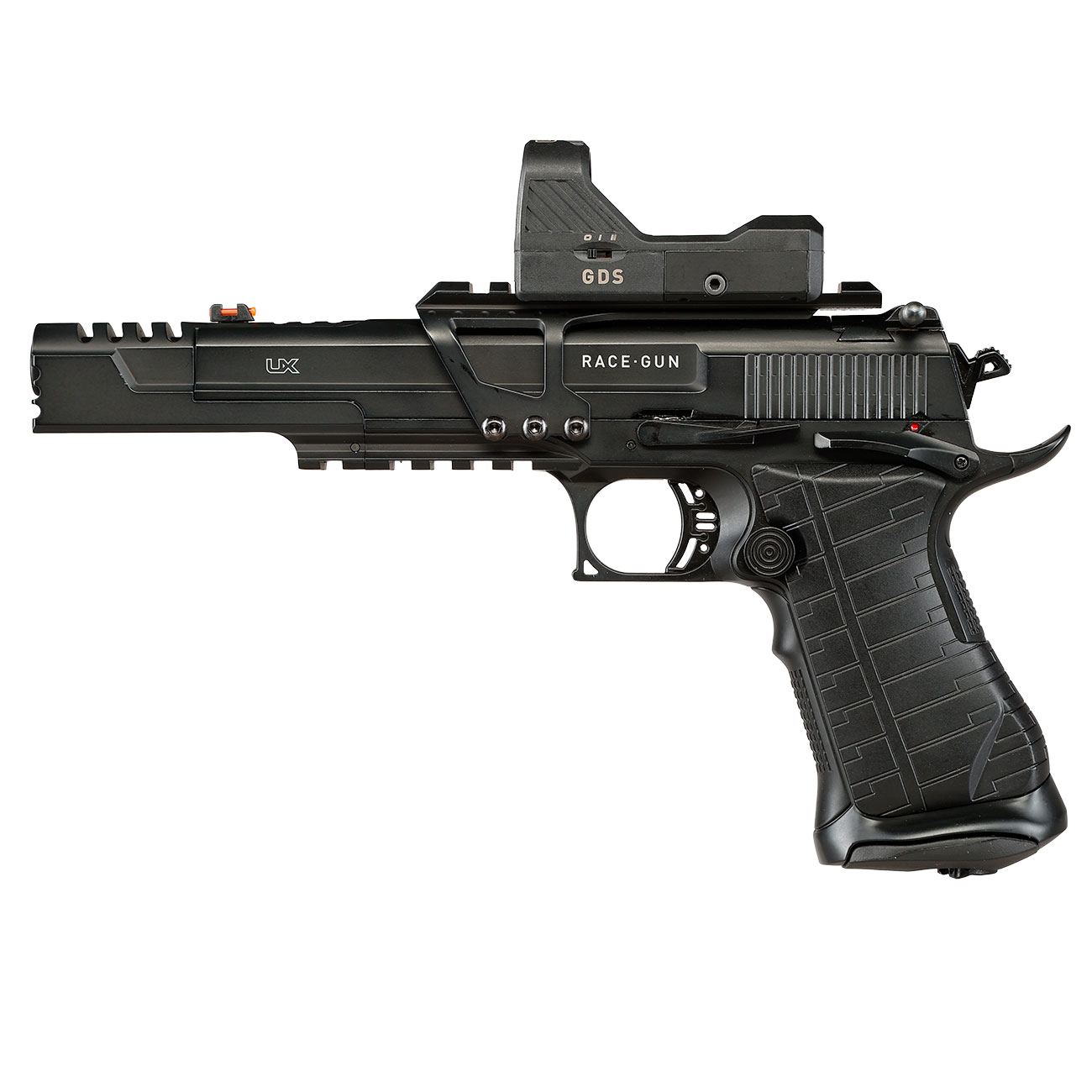 Umarex Race Gun CO2 Luftpistole 4,5mm BB Blowback schwarz mit Leuchtpunktvisier