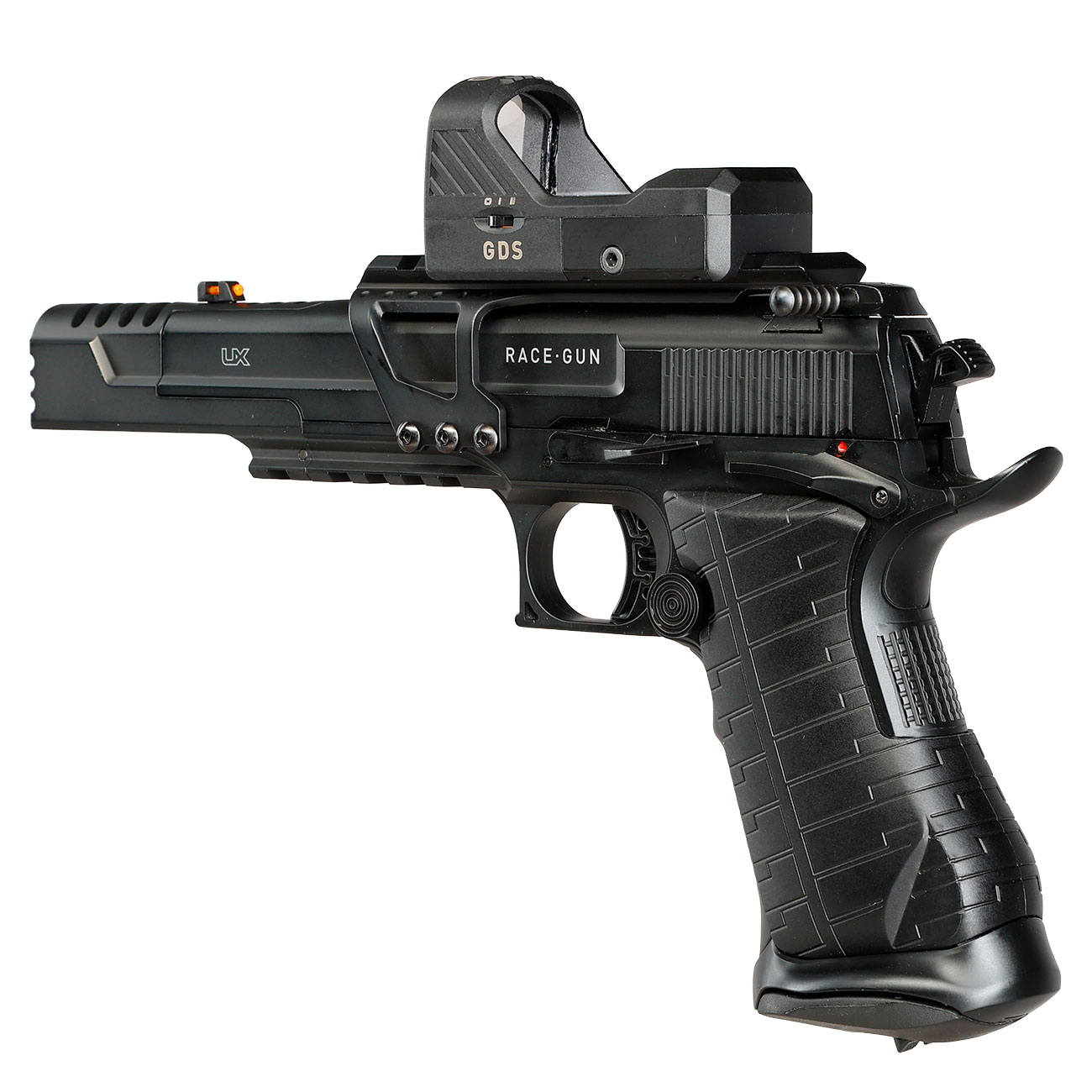Umarex Race Gun CO2 Luftpistole 4,5mm BB Blowback schwarz mit Leuchtpunktvisier Bild 10