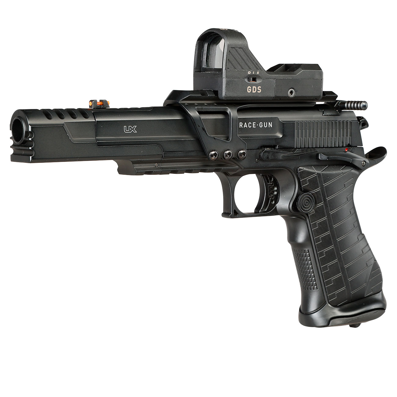 Umarex Race Gun CO2 Luftpistole 4,5mm BB Blowback schwarz mit Leuchtpunktvisier Bild 2