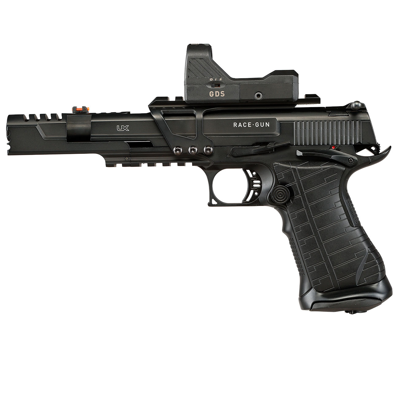 Umarex Race Gun CO2 Luftpistole 4,5mm BB Blowback schwarz mit Leuchtpunktvisier Bild 4