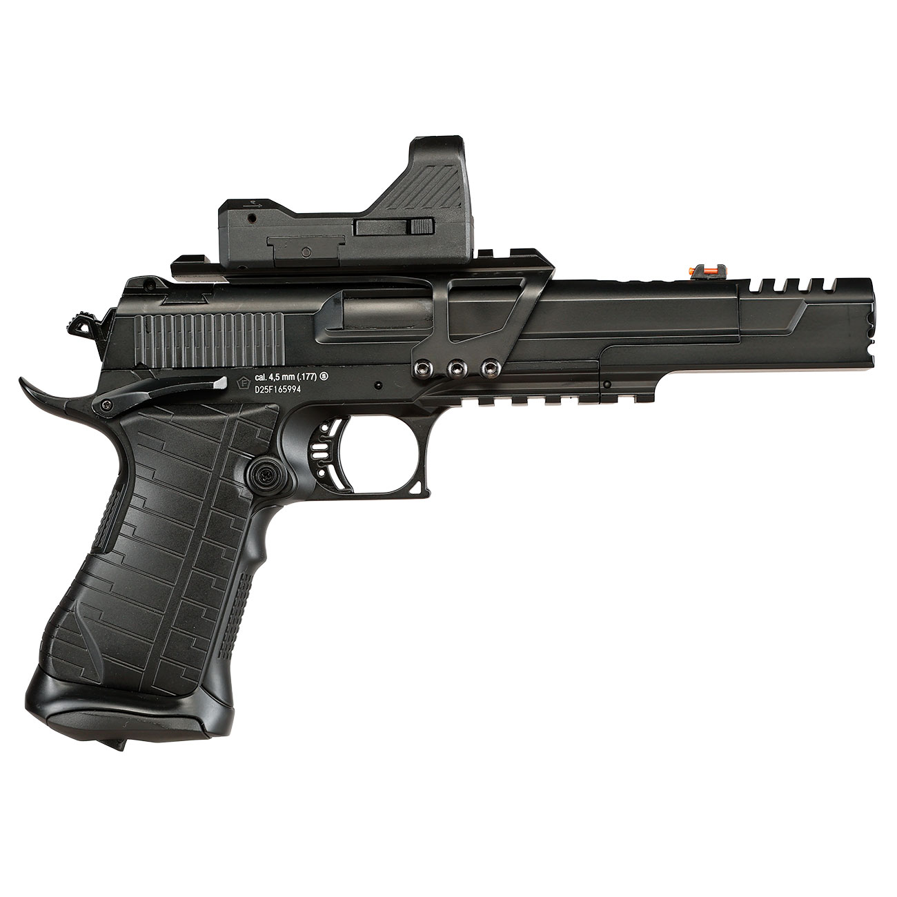 Umarex Race Gun CO2 Luftpistole 4,5mm BB Blowback schwarz mit Leuchtpunktvisier Bild 5