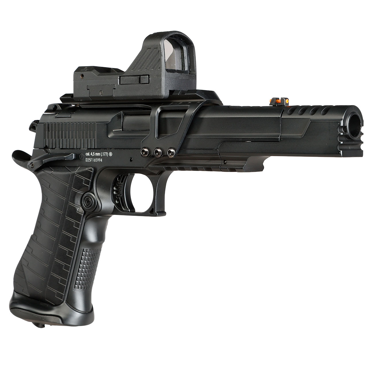 Umarex Race Gun CO2 Luftpistole 4,5mm BB Blowback schwarz mit Leuchtpunktvisier Bild 9