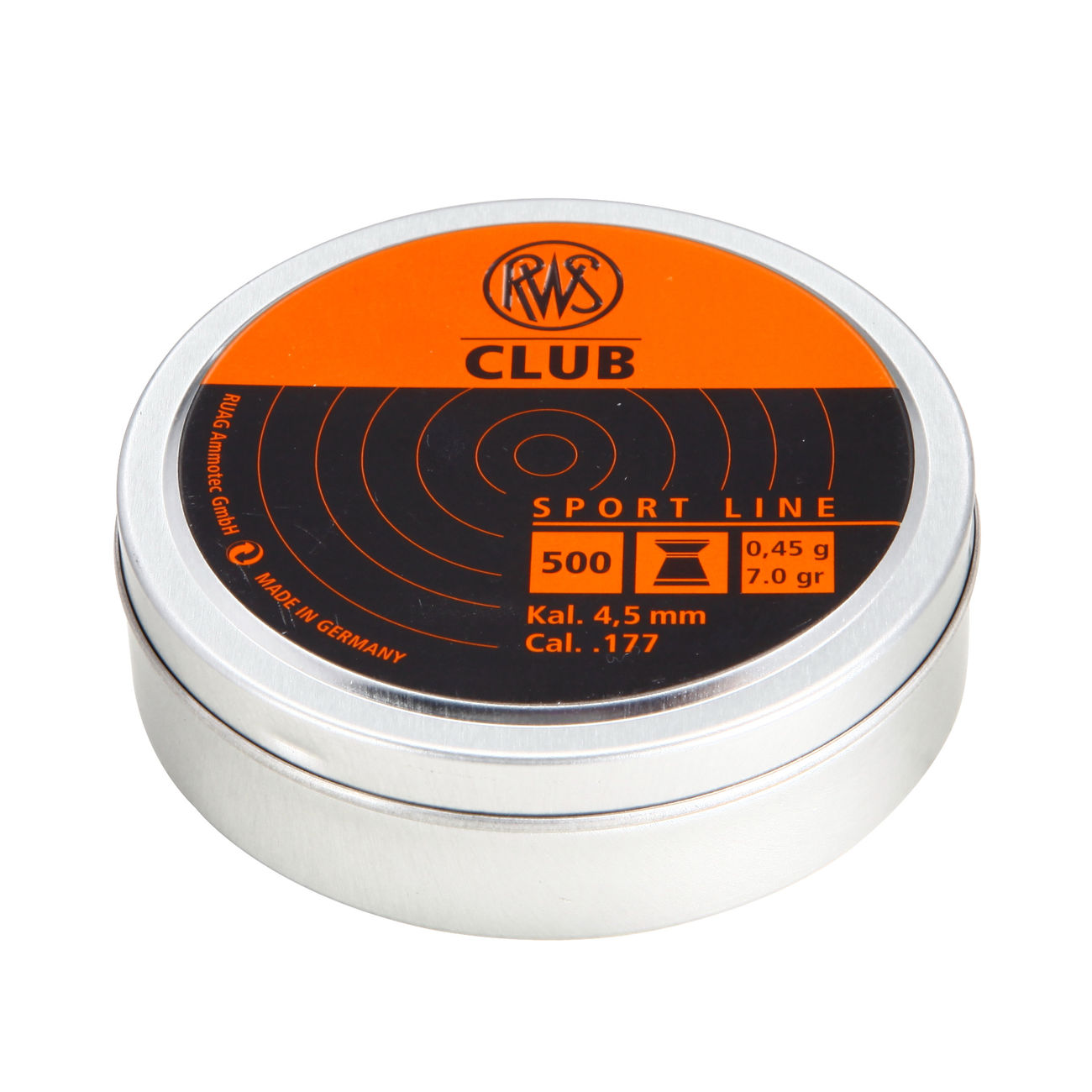 RWS Club Sport Flachkopf-Diabolos 4,5mm 500 Stck Bild 1