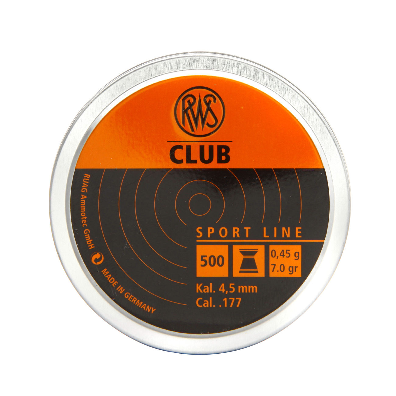 RWS Club Sport Flachkopf-Diabolos 4,5mm 500 Stck Bild 3