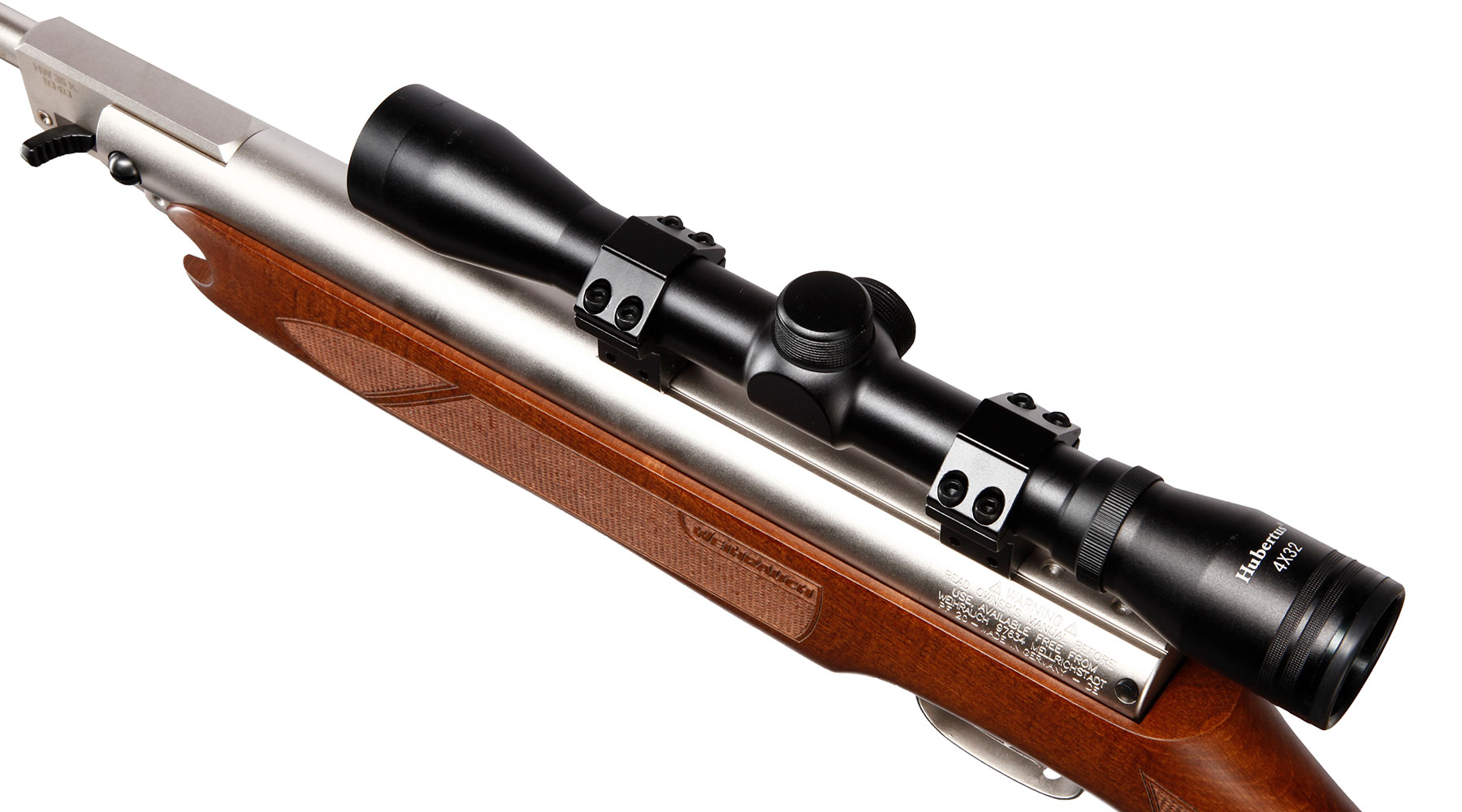 Weihrauch HW 35K Silverwood Luftgewehr inkl. Zielfernrohr Schalldmpfer Kal. 4,5mm Diabolo Bild 3