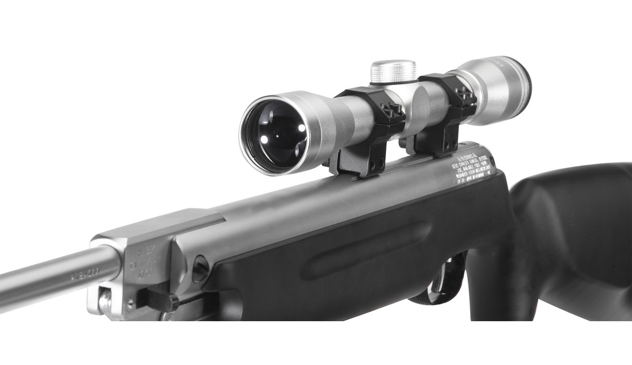 Weihrauch HW 35K Black Silence Luftgewehr inkl. Zielfernrohr Schalldmpfer Kal. 4,5mm Diabolo Bild 1