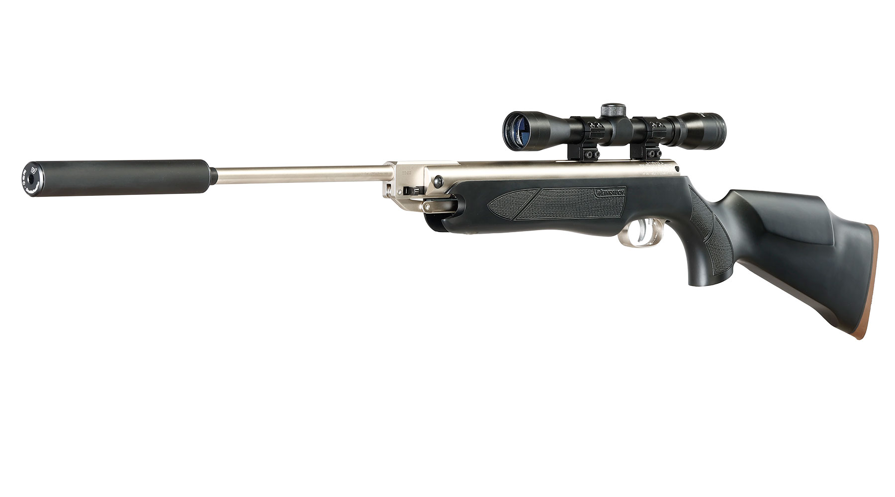 Weihrauch HW 35K Black Silence Luftgewehr inkl. Zielfernrohr Schalld�mpfer Kal. 4,5mm Diabolo Bild 1