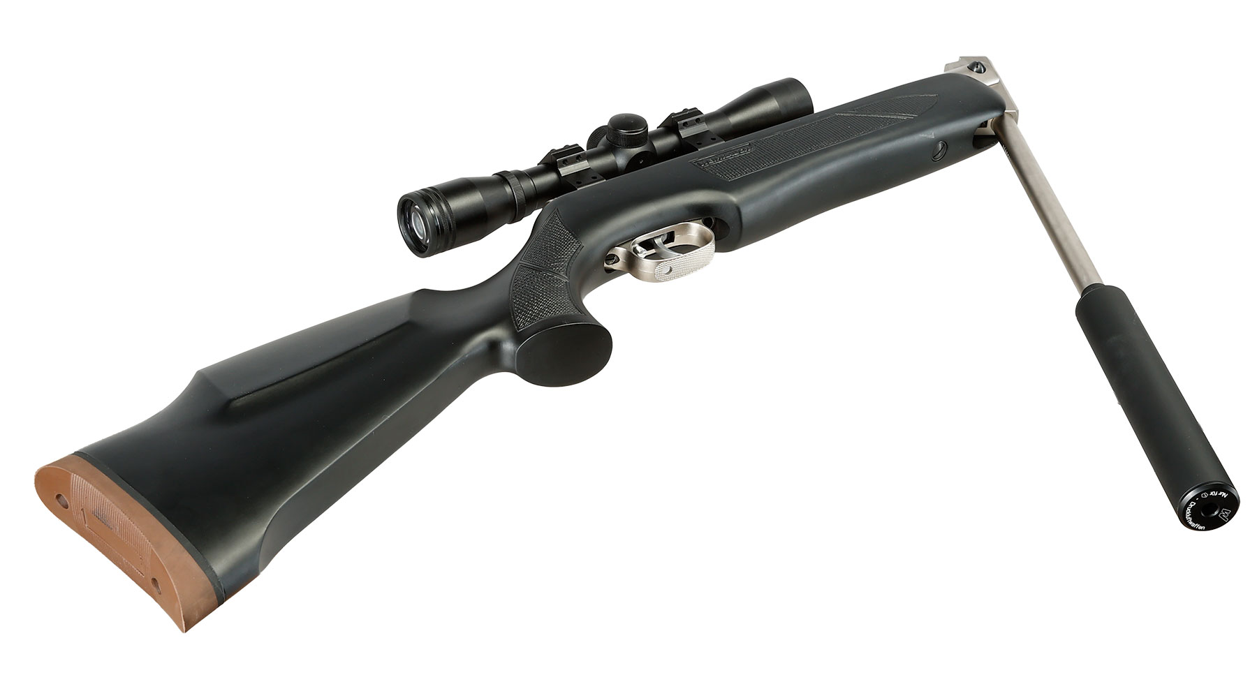Weihrauch HW 35K Black Silence Luftgewehr inkl. Zielfernrohr Schalld�mpfer Kal. 4,5mm Diabolo Bild 10
