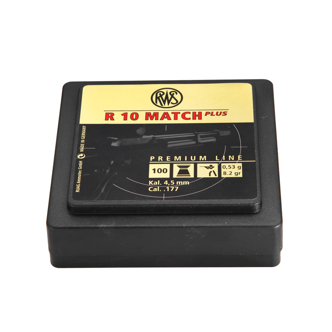 RWS Flachkopf-Diabolos R 10 Match Plus 4,5mm 100 Stck Bild 1