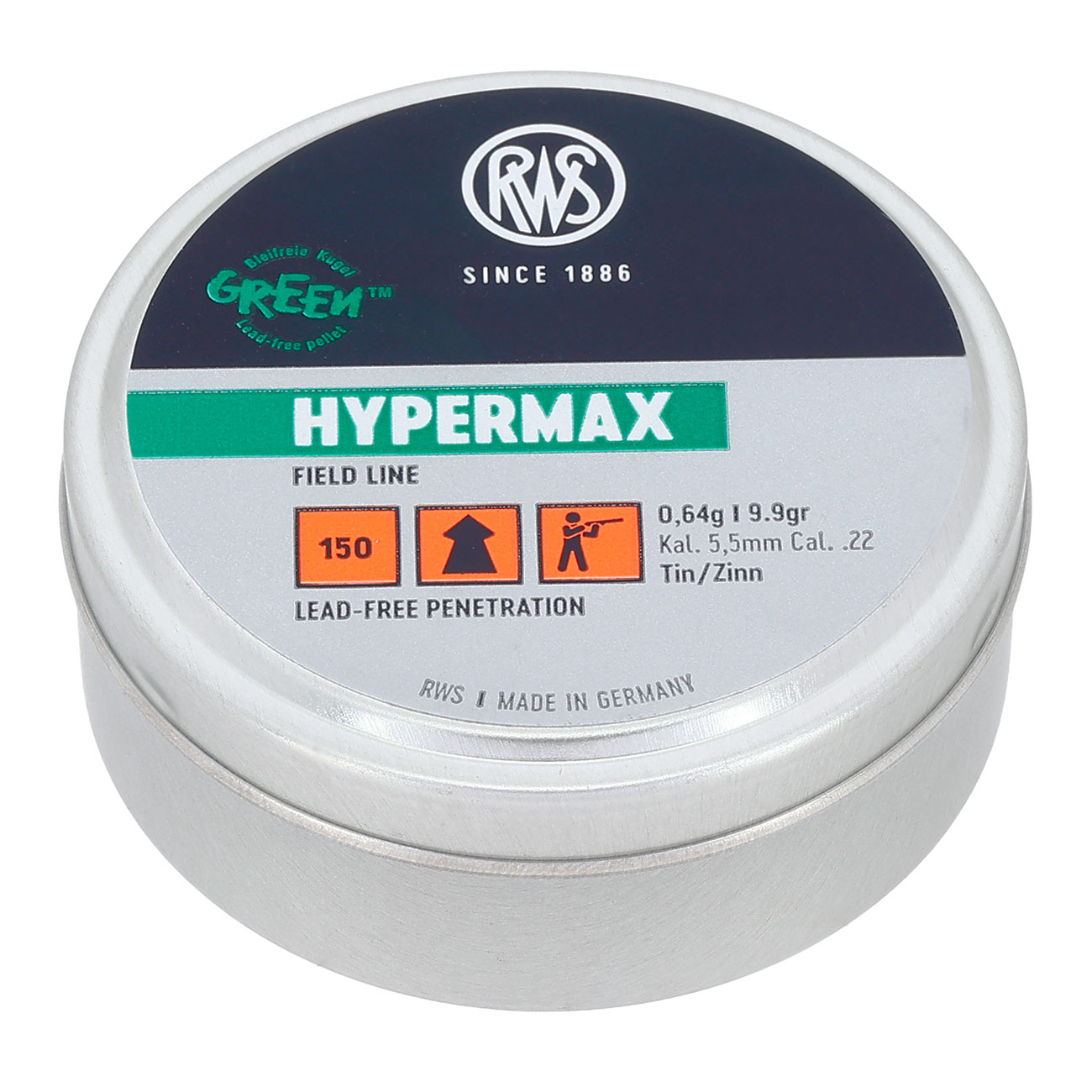 RWS Spitzkopf-Diabolos Hypermax 5,5mm 150 Stck Bild 1