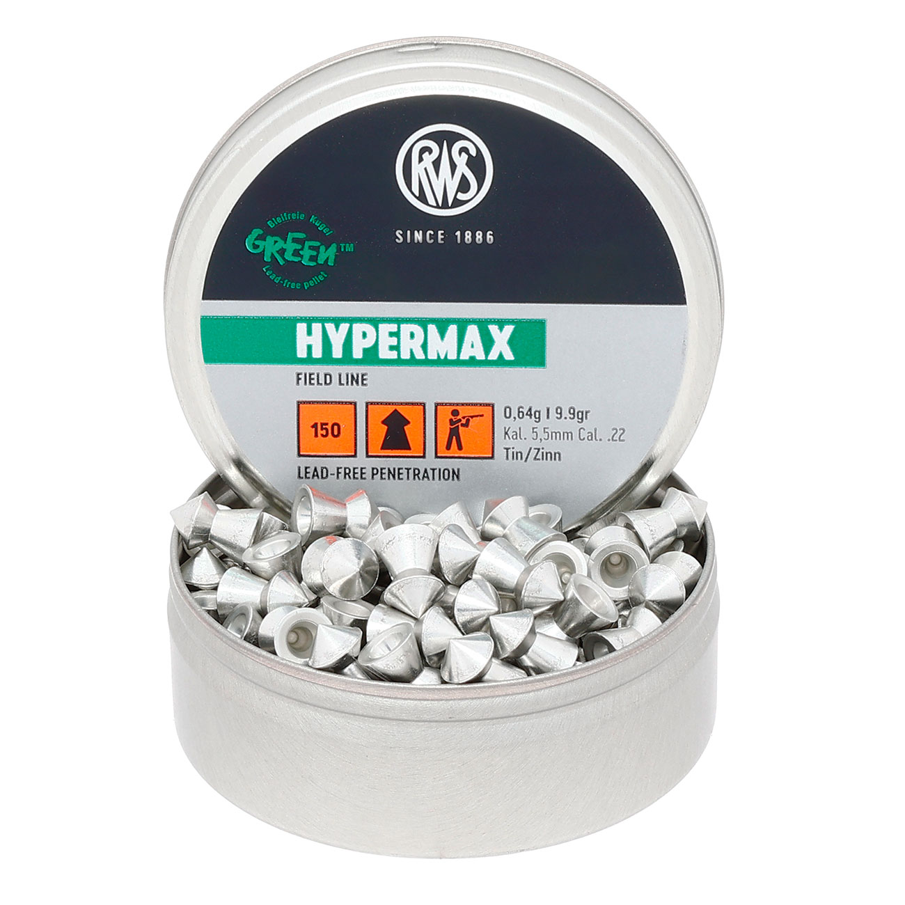 RWS Spitzkopf-Diabolos Hypermax 5,5mm 150 Stck Bild 3