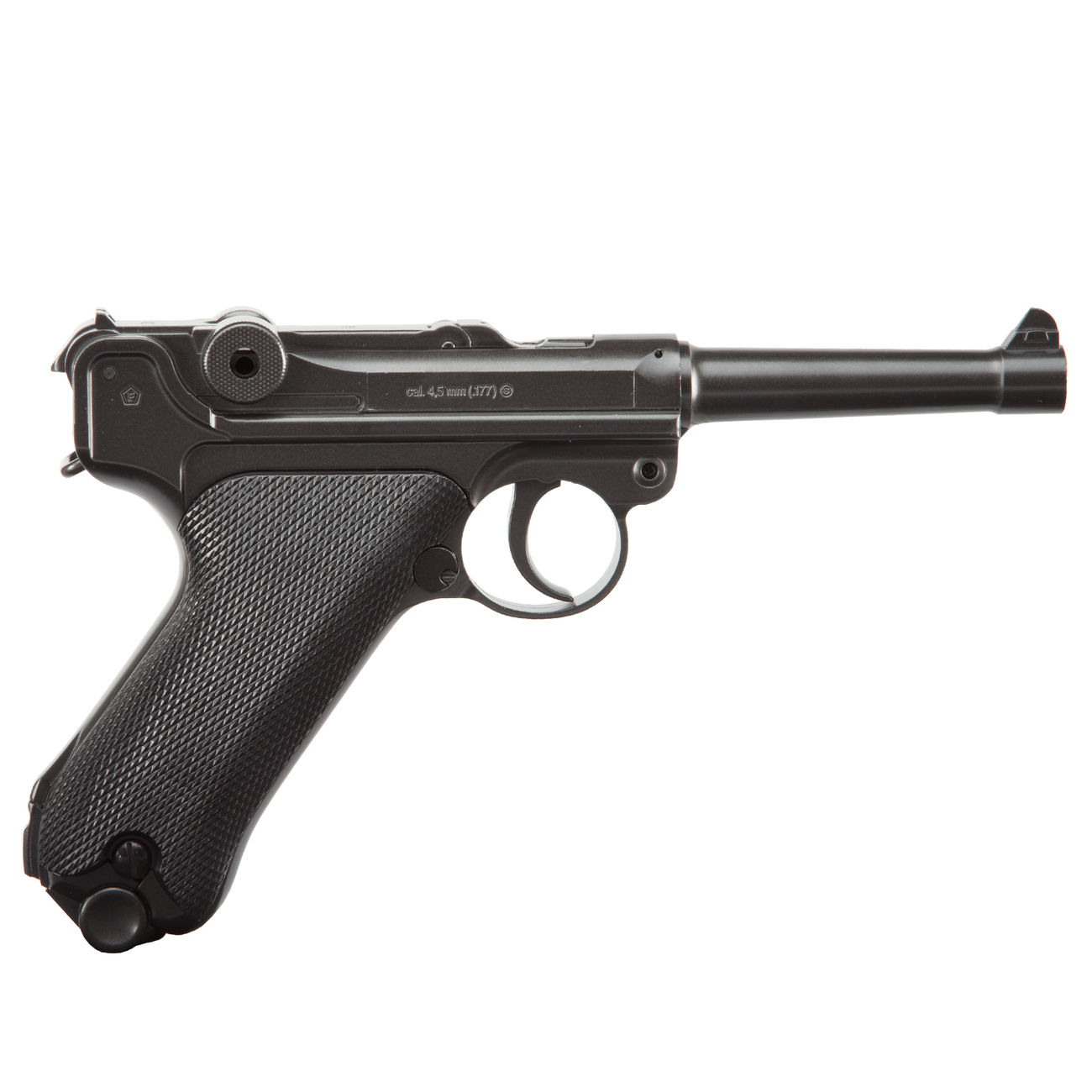 Legends P08 CO2 Pistole Kal. 4,5mm Stahl BB brniert Vollmetall Bild 1