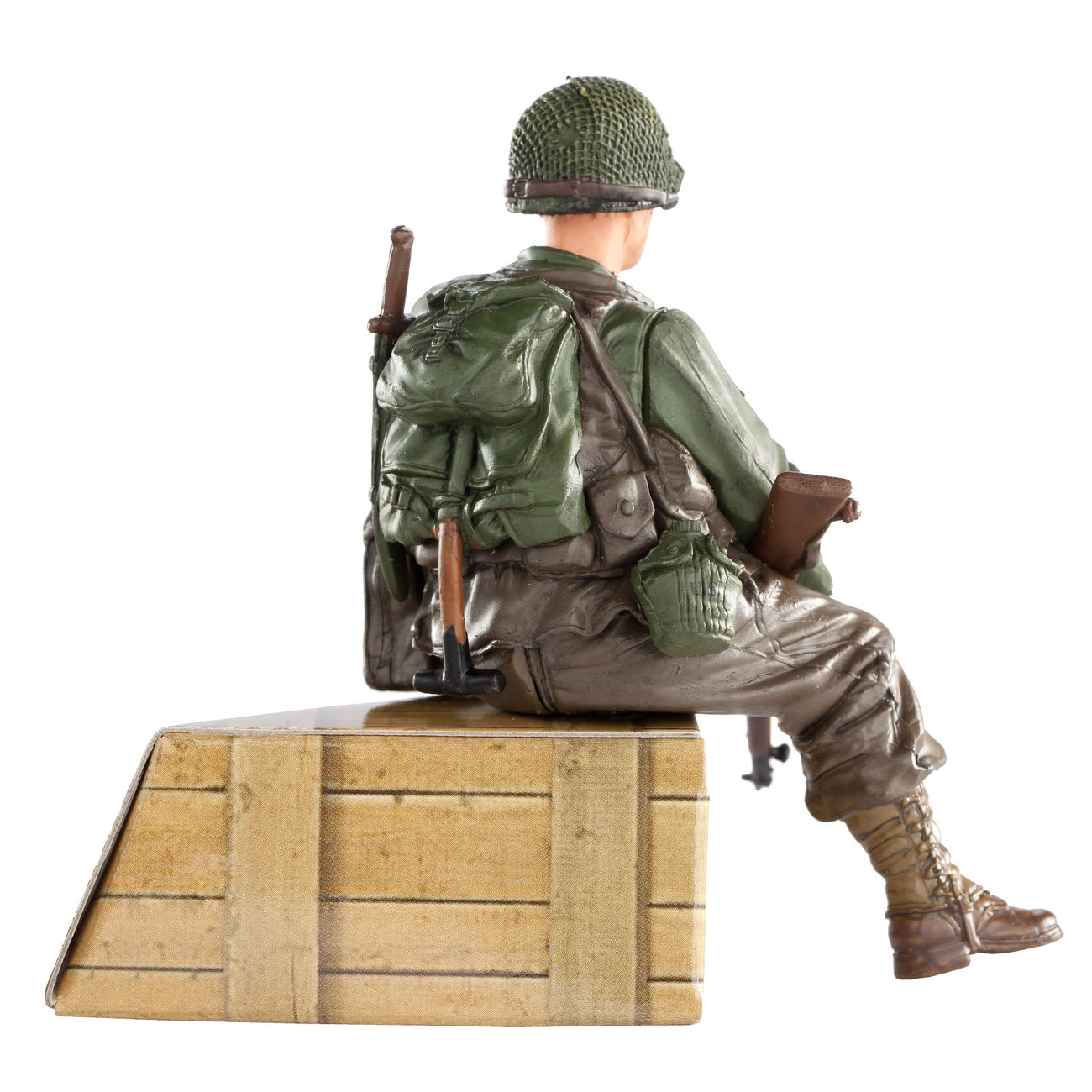 Torro Figur US Private 1th Class sitzend 1:16 Bild 1