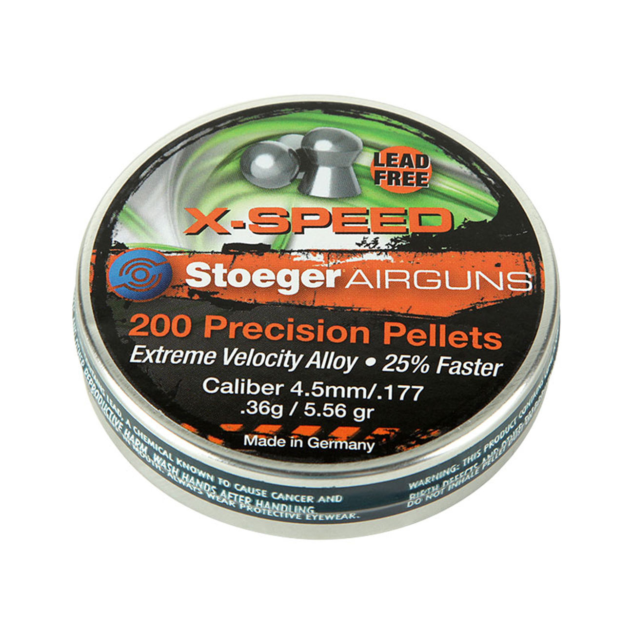 Stoeger X-Speed Rundkopf Diabolos 200 Stck 4,5 mm