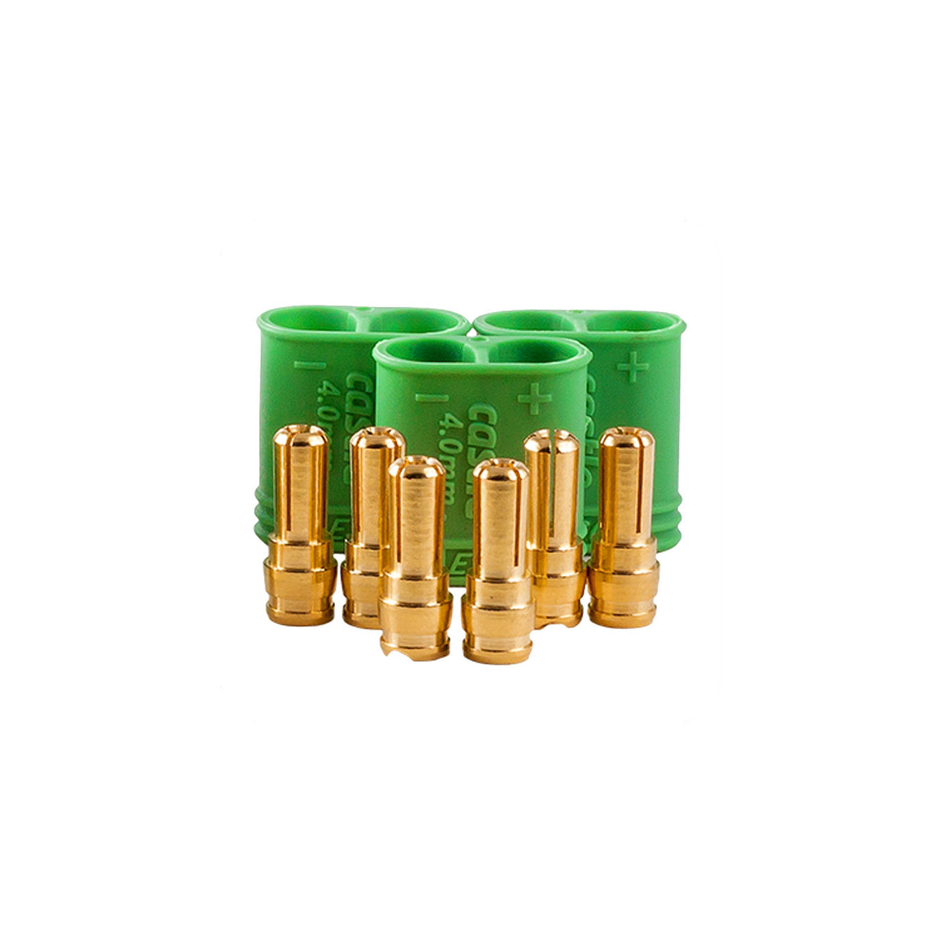 Castle Creations 4mm Polarized Connector Goldstecker Set (3 Sets) CSE011007500