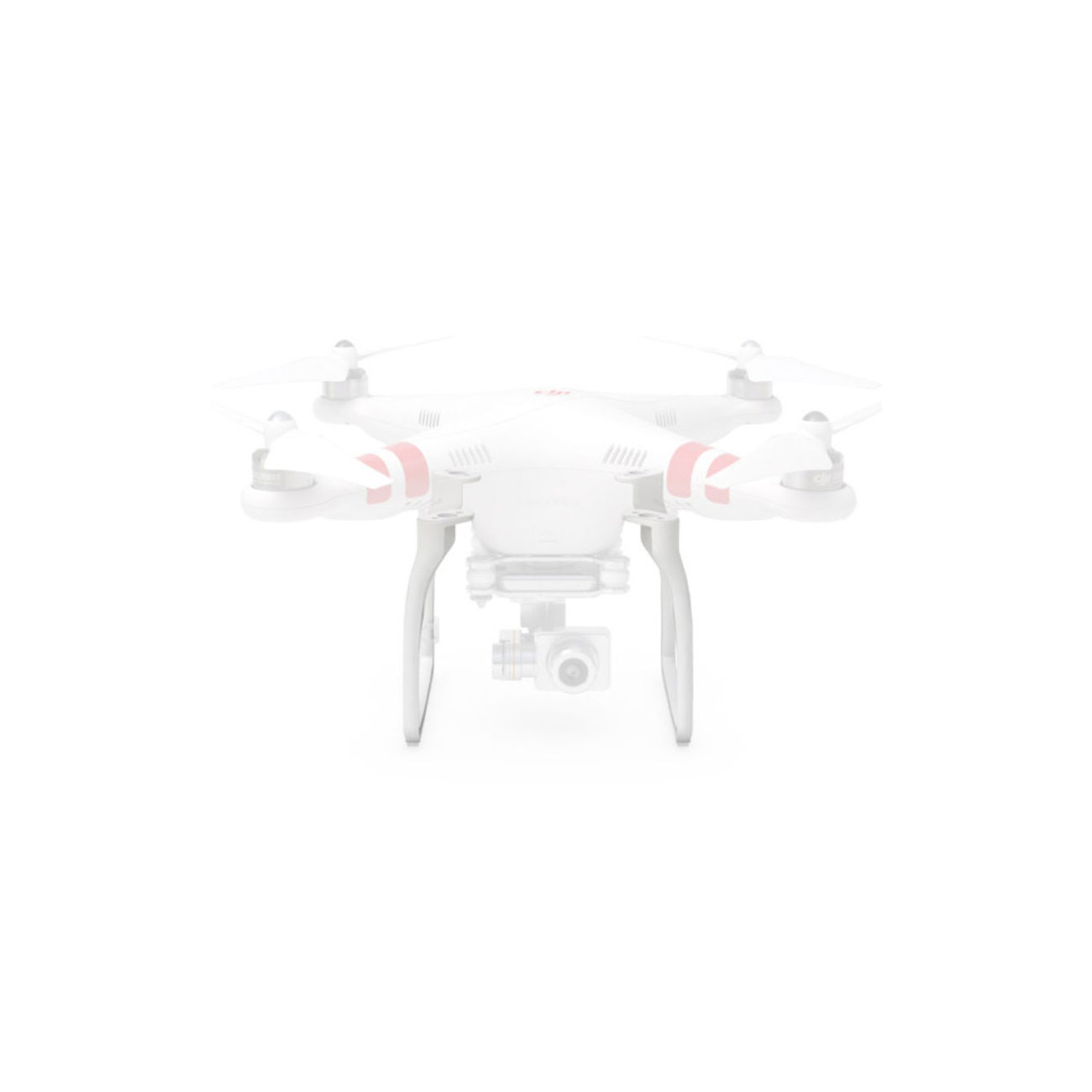 DJI Phantom 2 Vision+ Landegstell Set weiss Bild 1