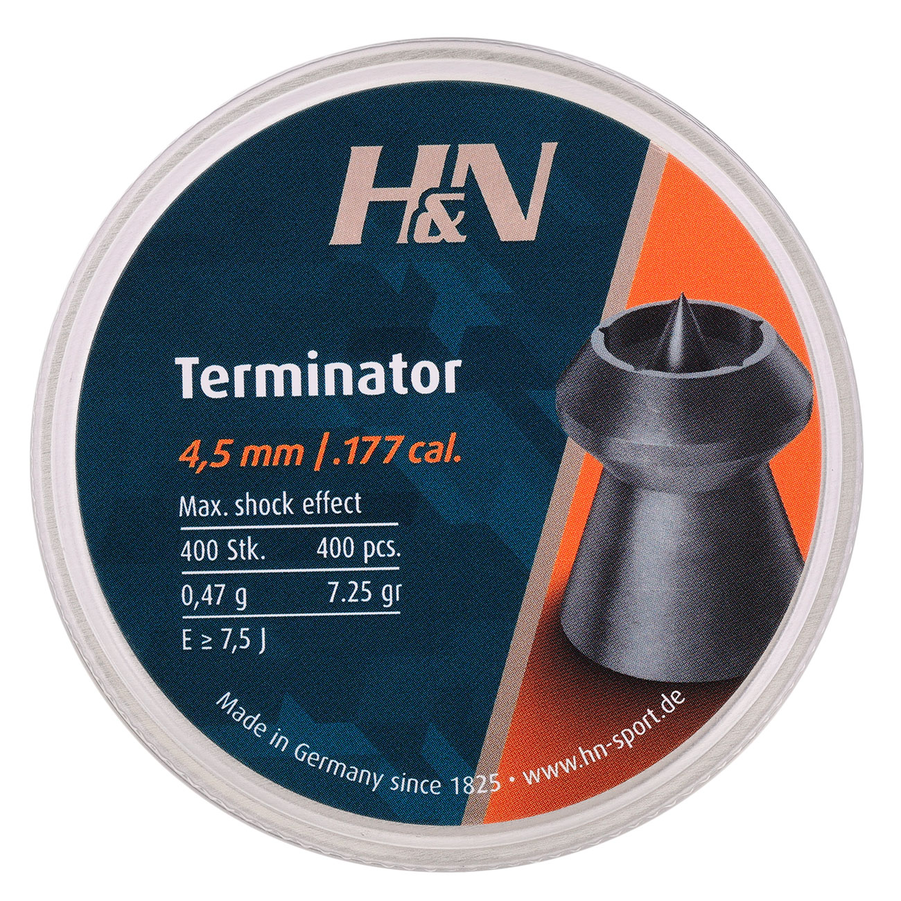 H&N Flachkopf-Diabolos Terminator Kegelspitze 4,5mm 400 Stck Bild 3