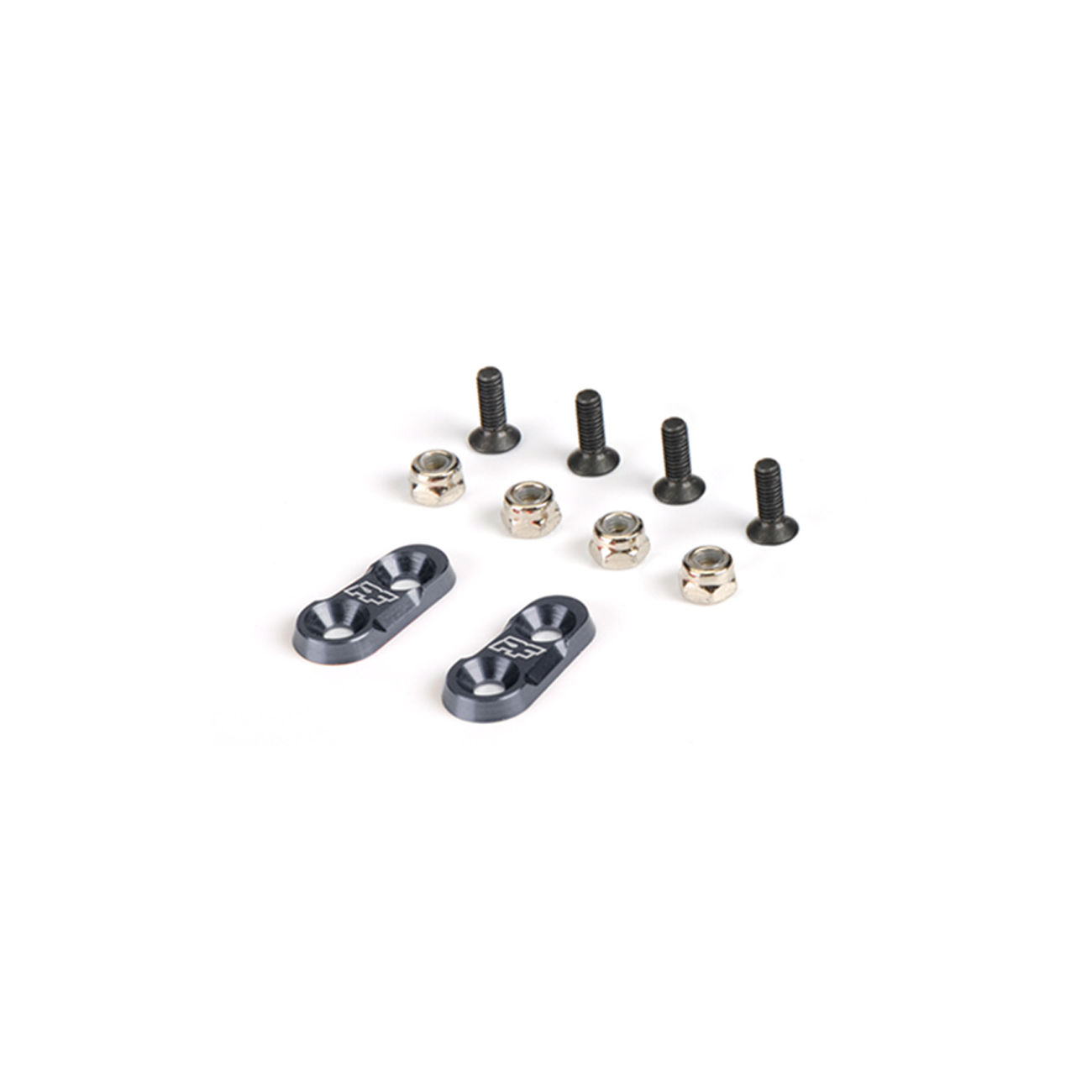 Protoform 1:10 Aluminium Flgelhalter Set grau 6054-01