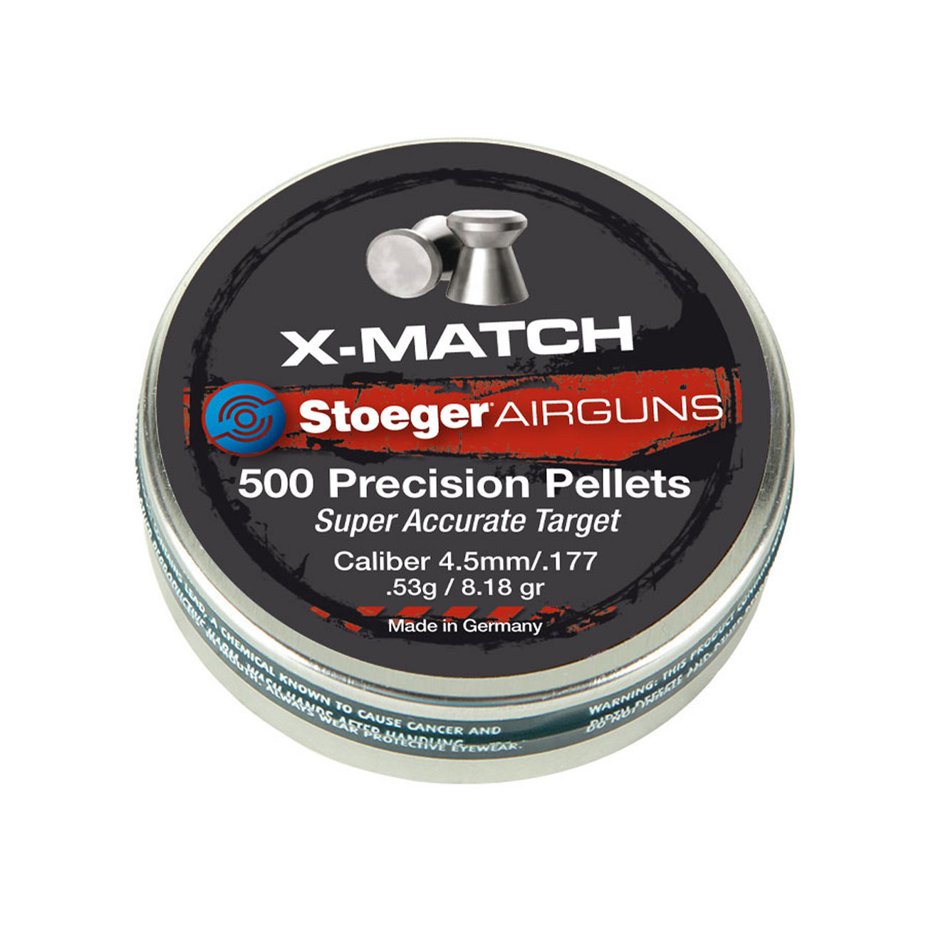 Stoeger X-Match Flachkopf Diabolos 500 Stück 4,5 mm