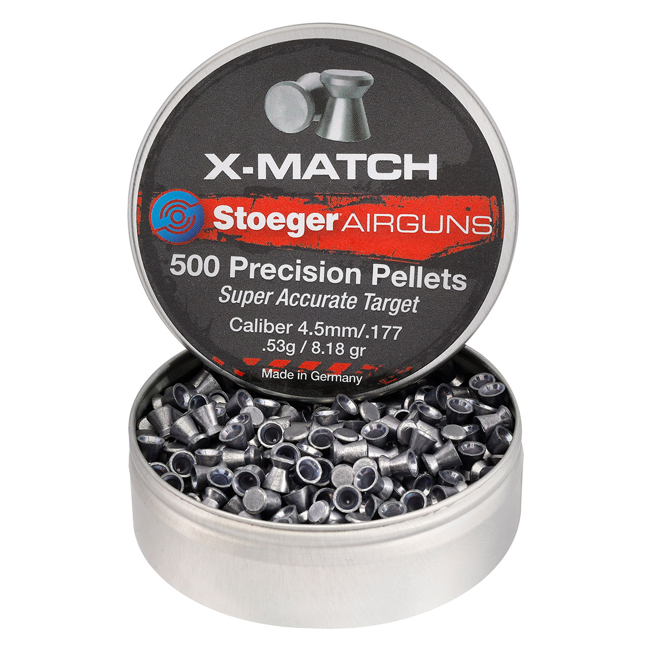 Stoeger X-Match Flachkopf Diabolos 500 Stck 4,5 mm