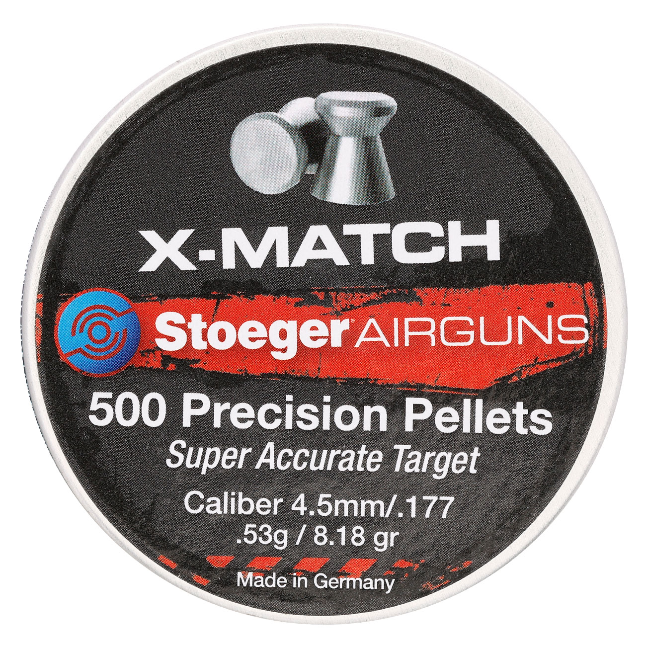 Stoeger X-Match Flachkopf Diabolos 500 Stck 4,5 mm Bild 3