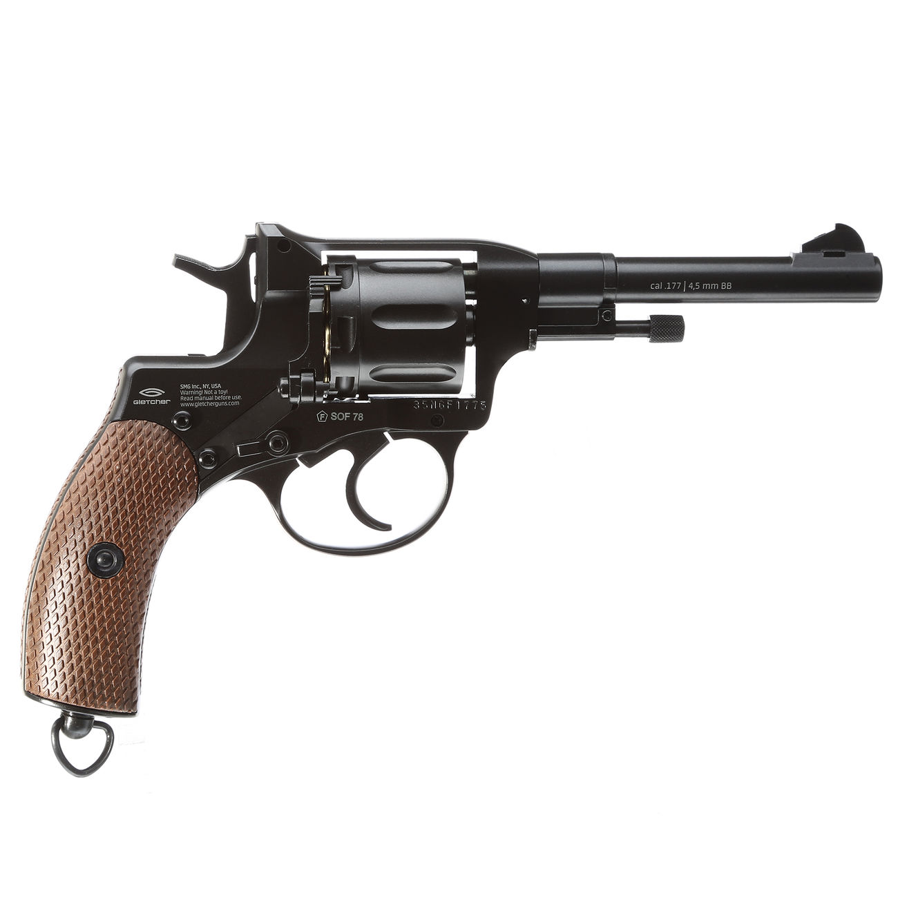 Gletcher CO2 Revolver NGT Kal. 4,5 mm BB schwarz Bild 1