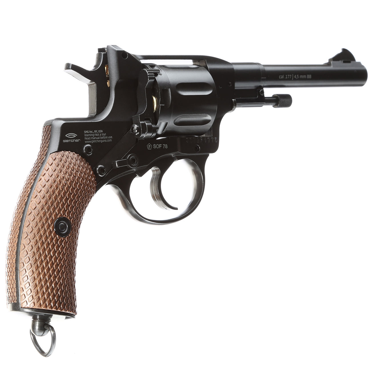 Gletcher CO2 Revolver NGT Kal. 4,5 mm BB schwarz Bild 1