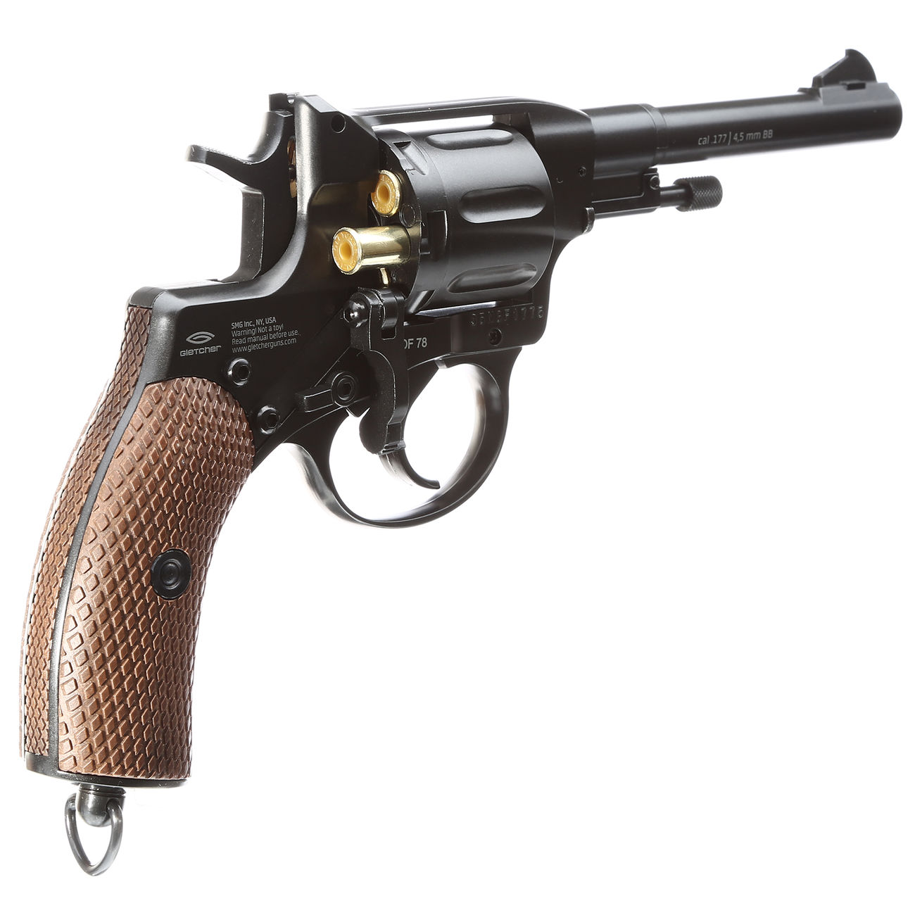 Gletcher CO2 Revolver NGT Kal. 4,5 mm BB schwarz Bild 6