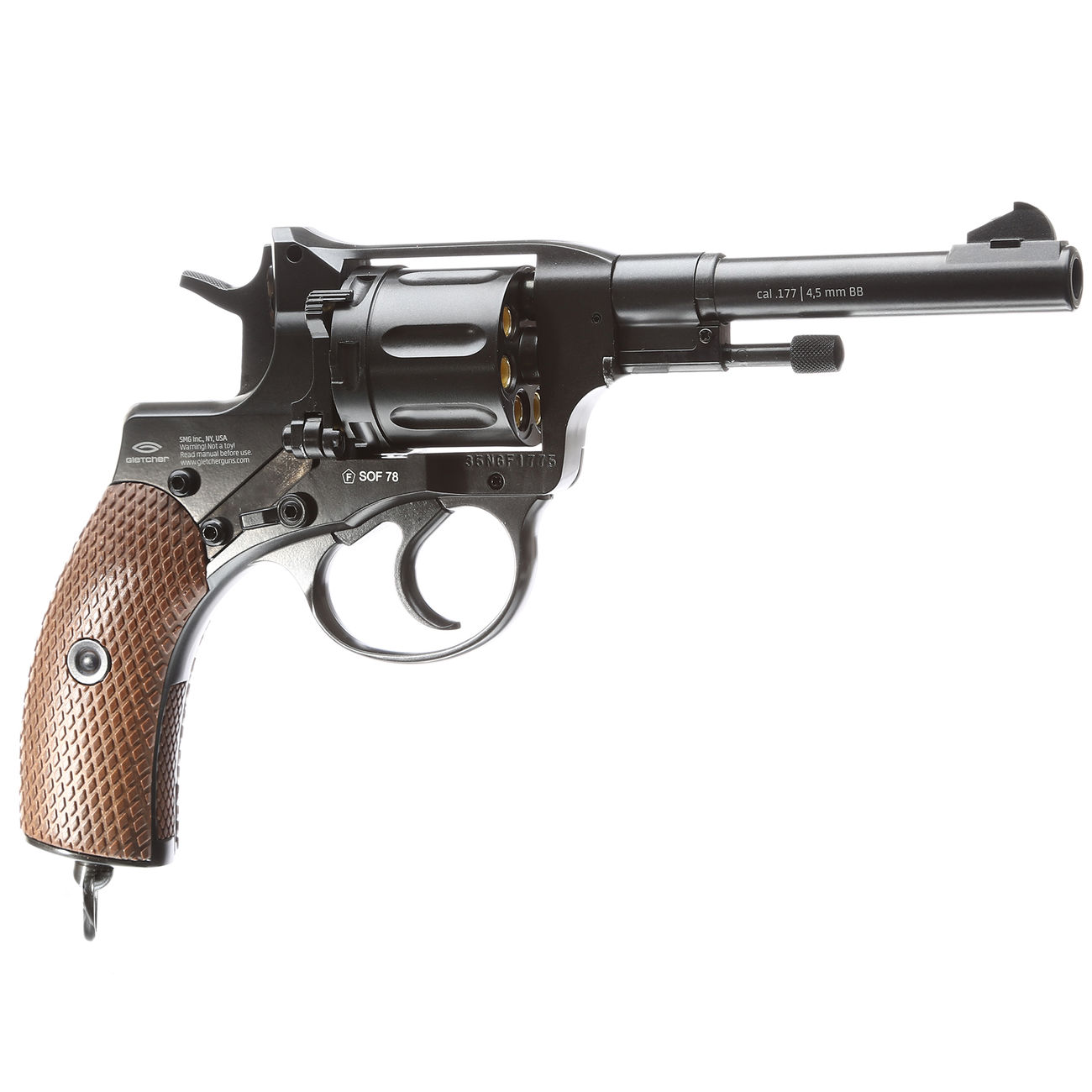 Gletcher CO2 Revolver NGT Kal. 4,5 mm BB schwarz Bild 1