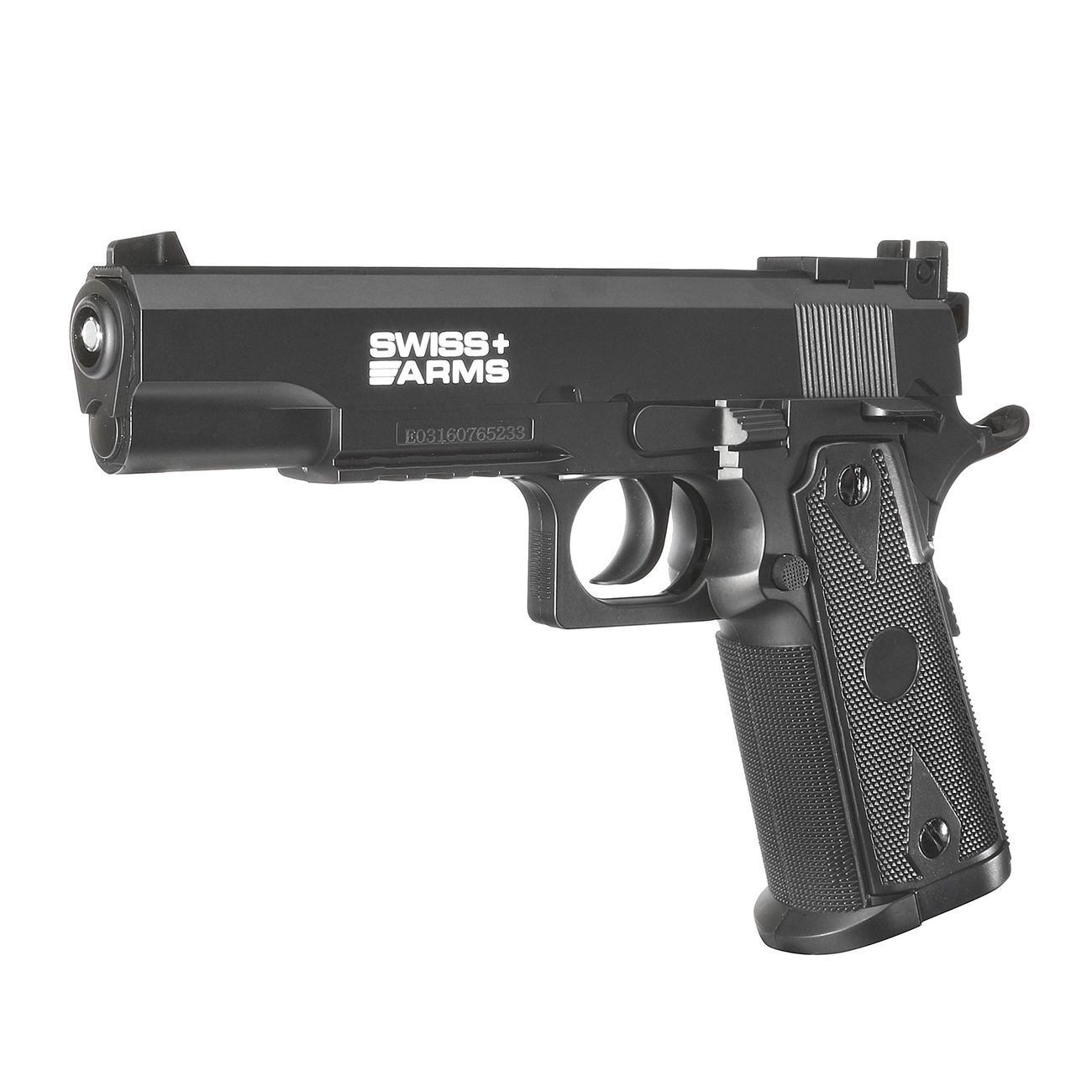 Swiss Arms P1911 Match CO2 Pistole 4,5mm BB schwarz Bild 1