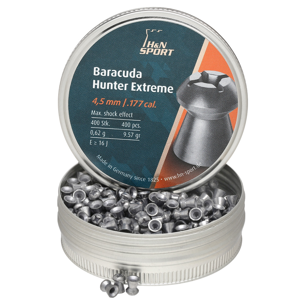 H&N Baracuda Hunter Rundkopf-Diabolos Extreme Hohlspitze 4,5mm 400 Stck