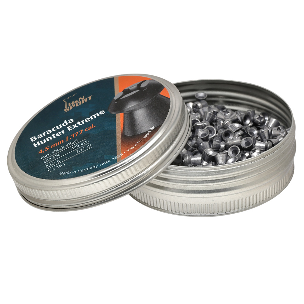 H&N Baracuda Hunter Rundkopf-Diabolos Extreme Hohlspitze 4,5mm 400 Stck Bild 2