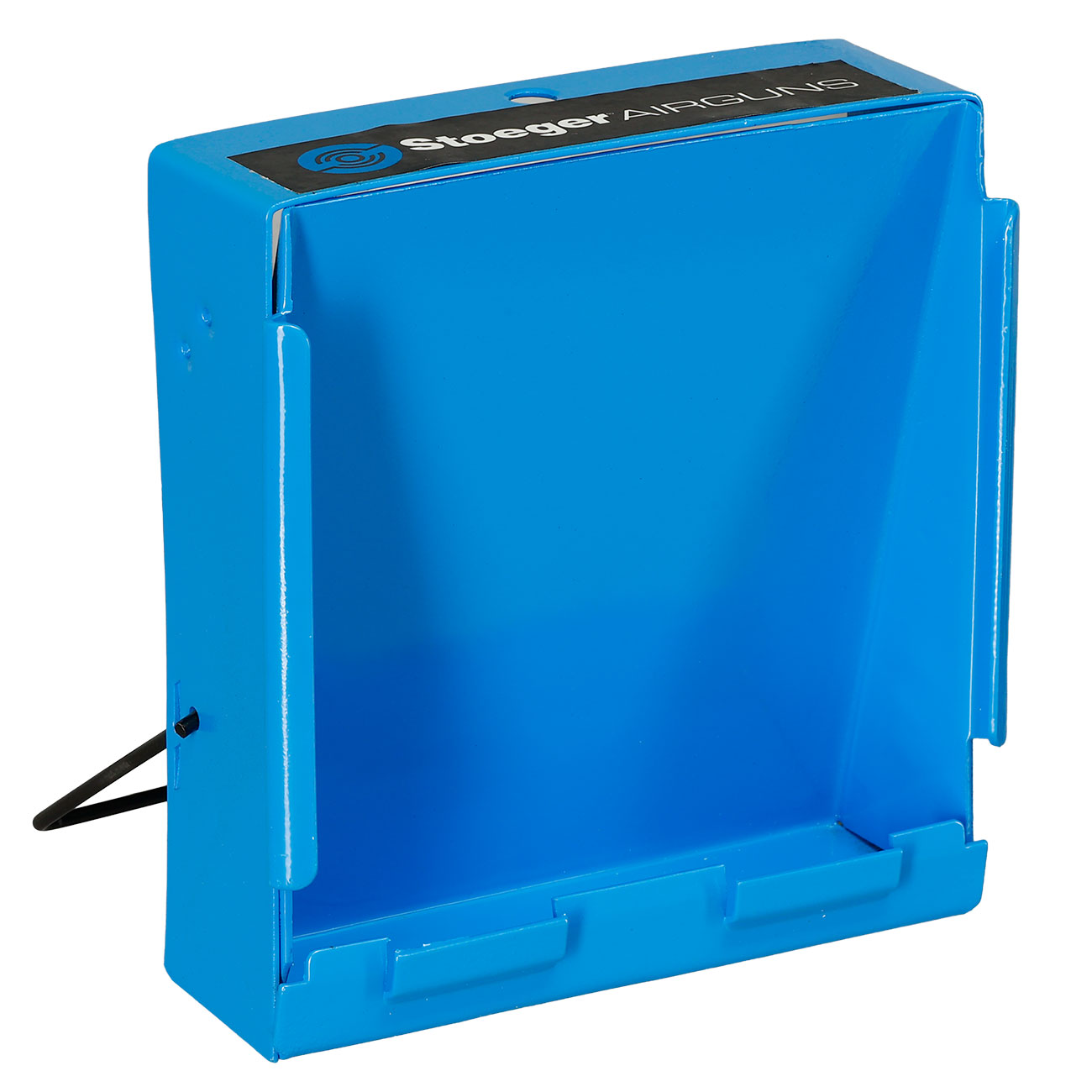 Stoeger Kugelfangkasten 14 x 14 cm aus Stahl f�r Luftpistolen / Luftgewehre blau Bild 1