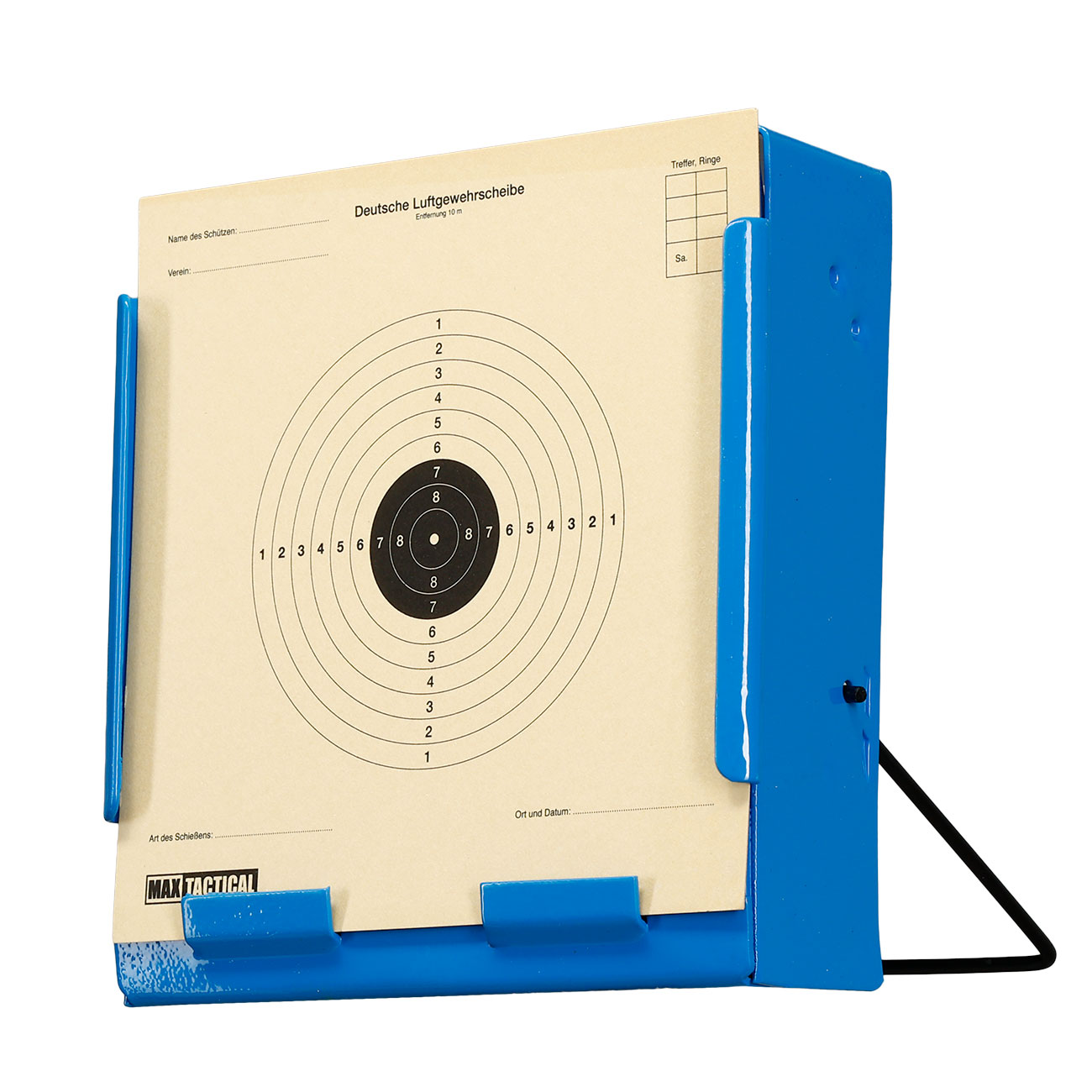 Stoeger Kugelfangkasten 14 x 14 cm aus Stahl f�r Luftpistolen / Luftgewehre blau Bild 3