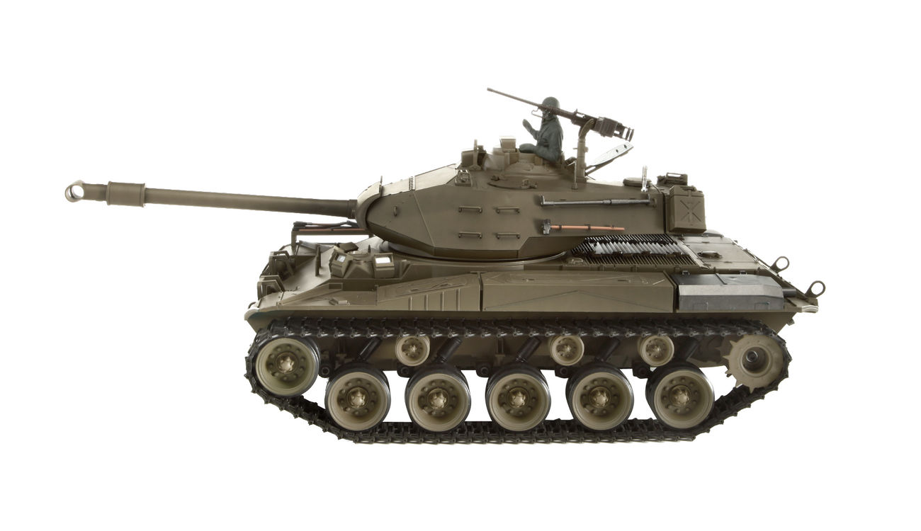 Amewi RC Panzer HL Walker Bulldog M41A3 1:16 schussfähig RTR oliv Bild 1