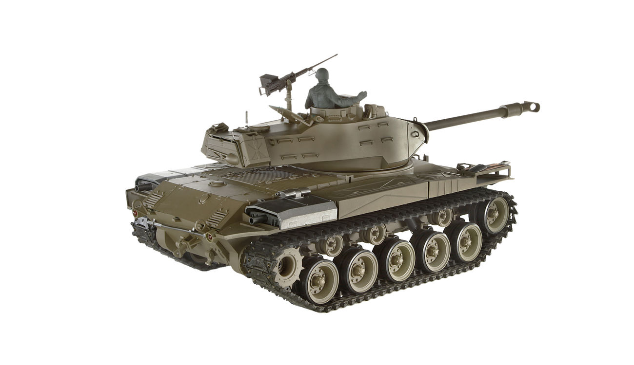 Amewi RC Panzer HL Walker Bulldog M41A3 1:16 schussfähig RTR oliv Bild 2
