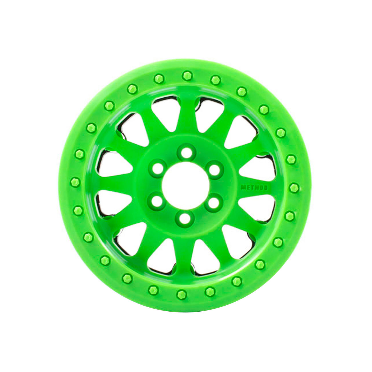Axial 1:10 Felgen Method 12-Speichen Beadlock IFD 2.2 42mm (2 Stck) grn AX31363 Bild 1