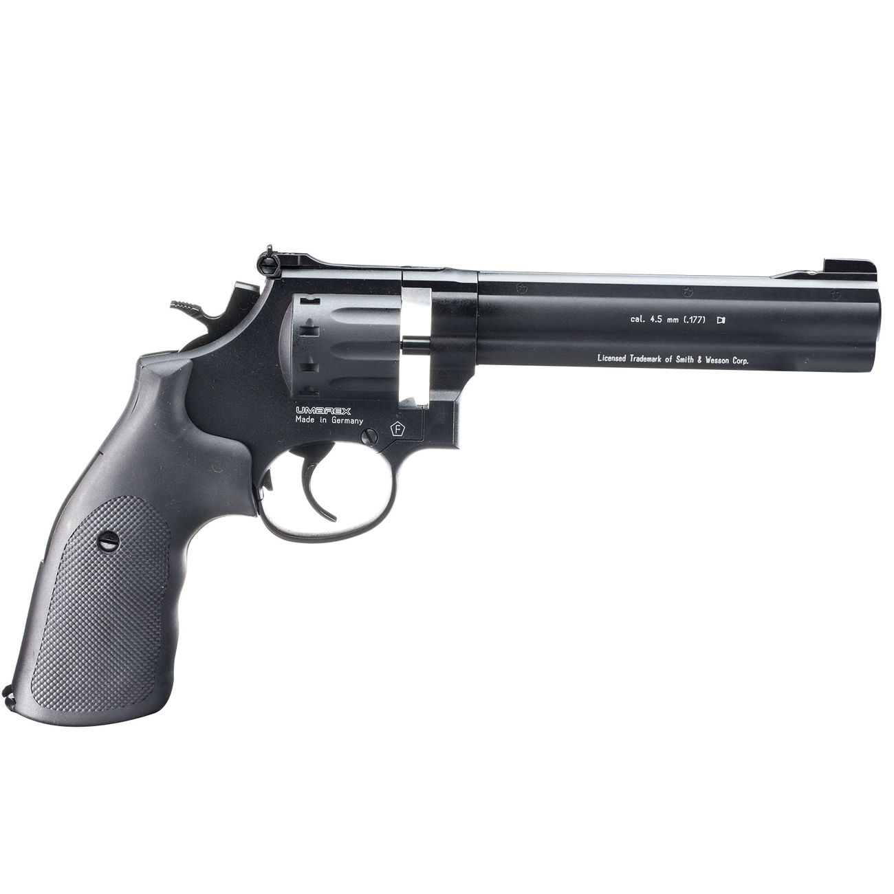 Smith & Wesson Mod. 586 6 Zoll CO2 Revolver Kal. 4,5mm (.177) Diabolo schwarz Bild 1