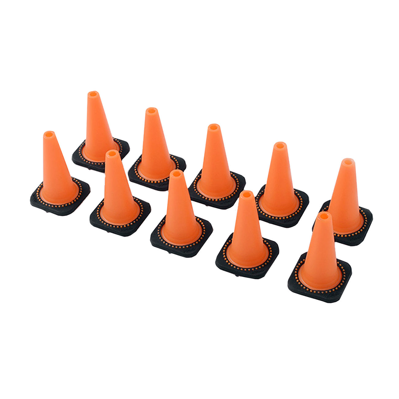 RC4WD 1:10 Verkehrs-Leitkegeln Pylon Set (10 Stück) orange / schwarz Z-S1658