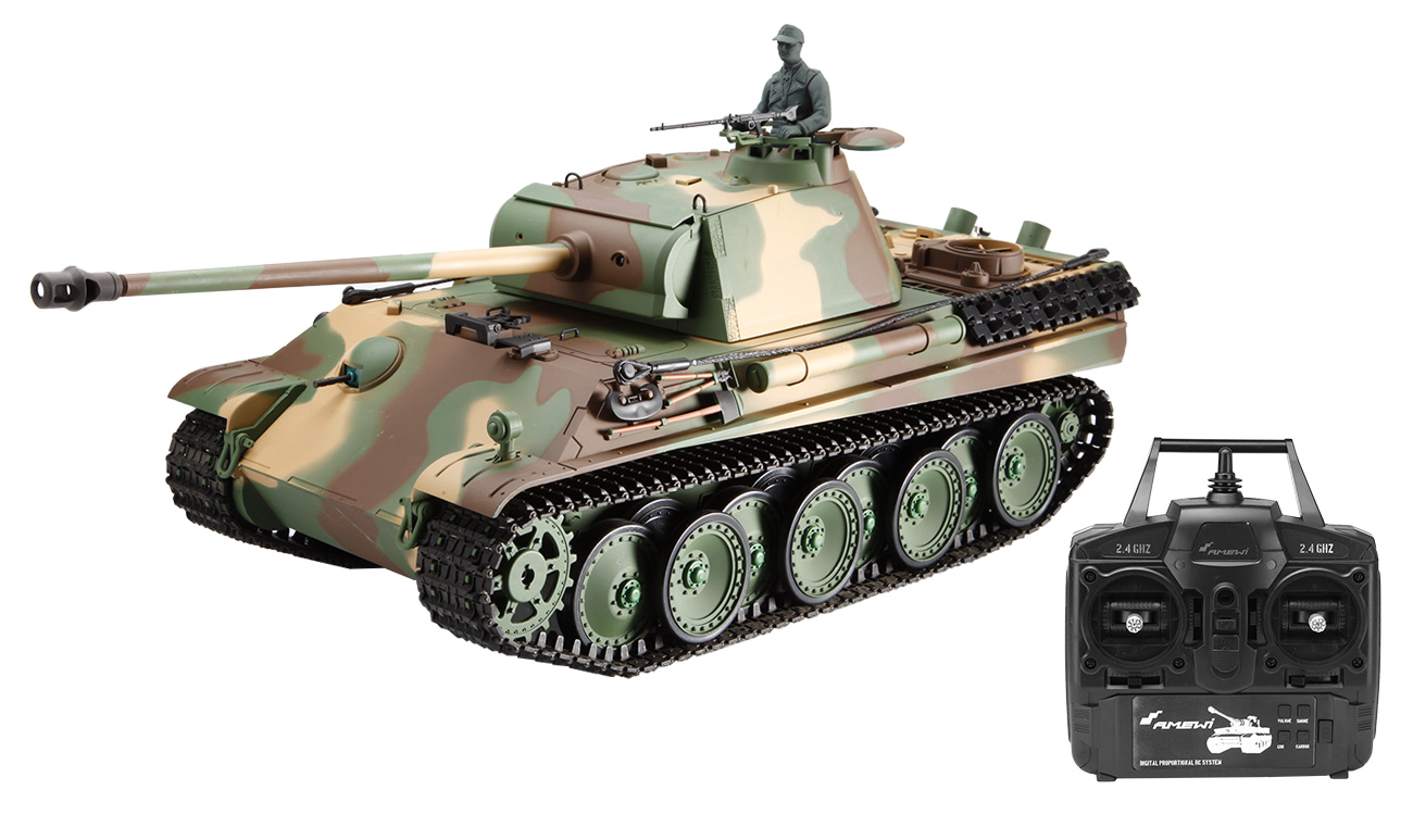 RC Panzer Panther G Control Edition 1:16 schussfähig RTR tarn