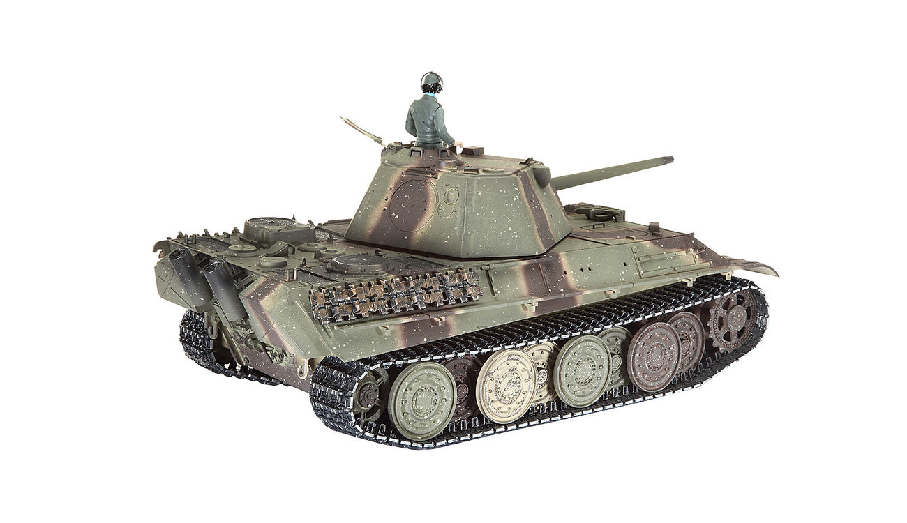 Torro RC Panzer Panther F Pro Edition 1:16 schussfähig RTR Airbrush camo Bild 1