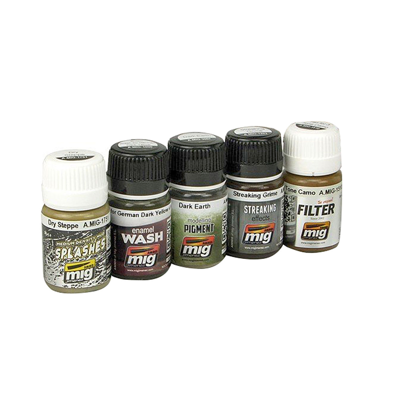 Farbset German Camo Verwittert 5x 35 ml