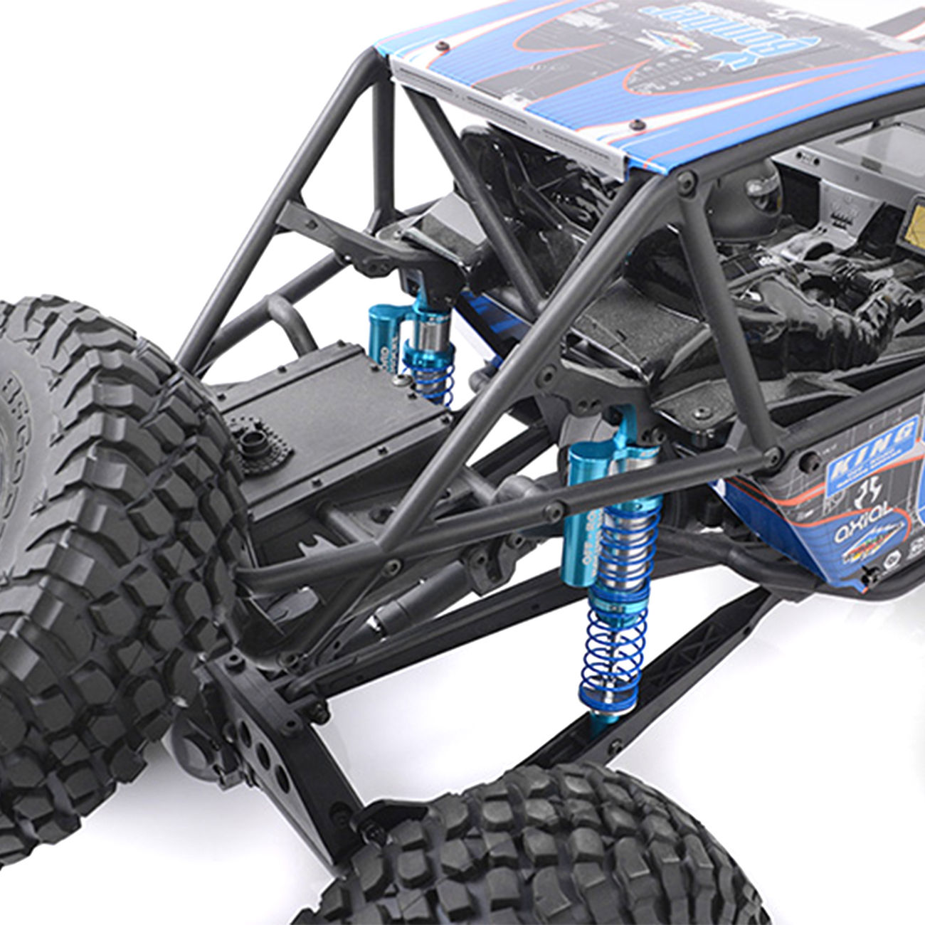 RC4WD King Off-Road Dual Spring Shocks Dmpfer fr Axial Bomber hinten (2 Stck) 110mm Z-D0062 Bild 3