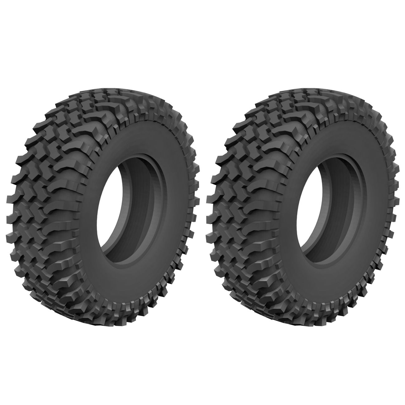 RC4WD 1:10 Reifen Mud Trashers 1.9 Scale Tires mit Einlagen (2 Stück) Z-T0051