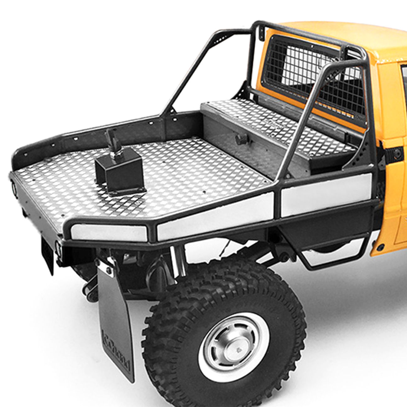 RC4WD Rear Tube Bed For Trail Finder 2 w/Mud Flaps (Black) VVV-C0253 Bild 1