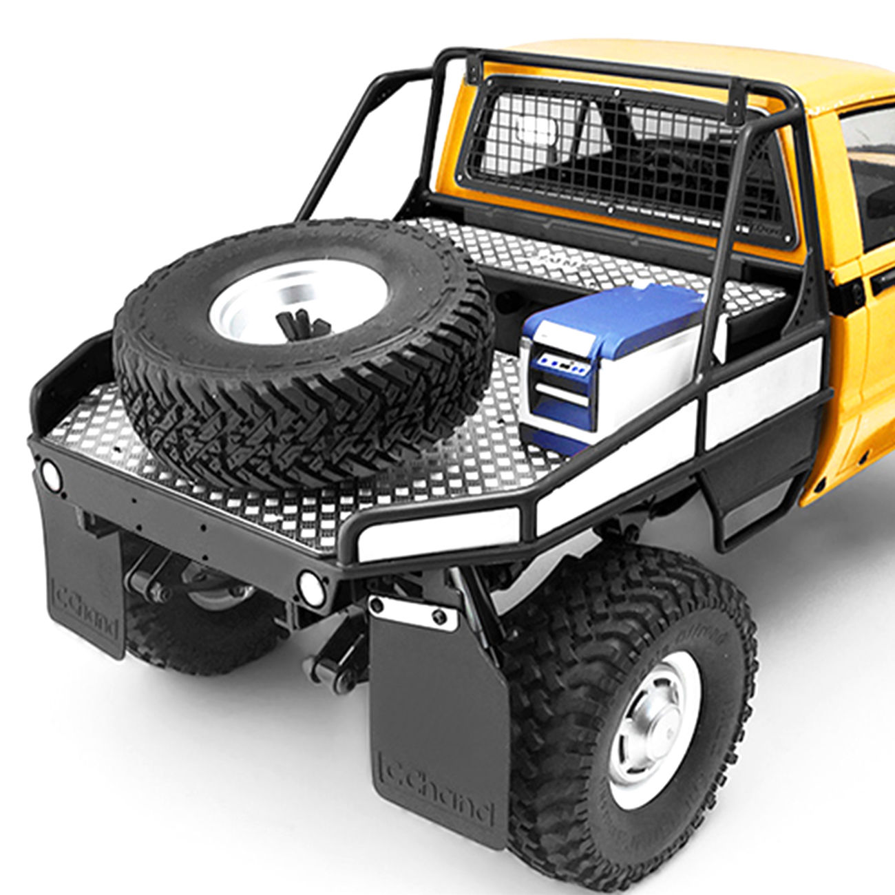 RC4WD Rear Tube Bed For Trail Finder 2 w/Mud Flaps (Black) VVV-C0253 Bild 1