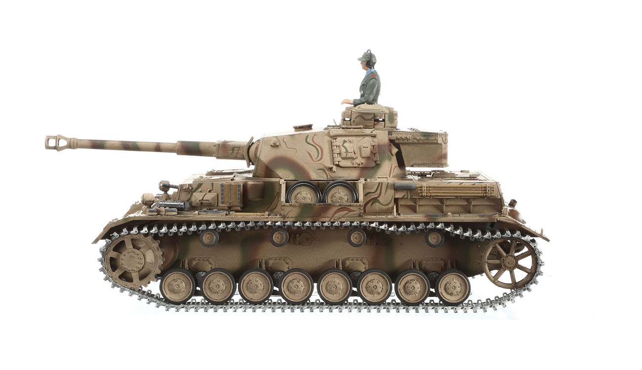 Torro RC Panzer IV Ausf. G 1:16 schussfähig, Rauch & Sound, Metallketten, RTR, sommertarn Bild 1