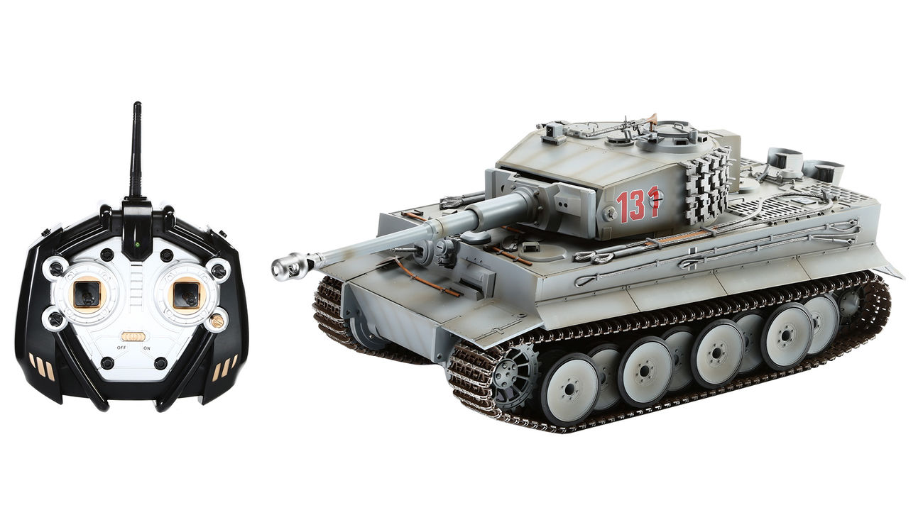Tiger I RC Panzer 1:16 mit Infrarot Gefechtssimulation panzergrau
