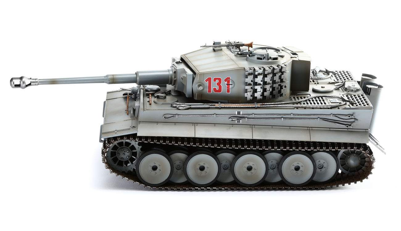 Tiger I RC Panzer 1:16 mit Infrarot Gefechtssimulation panzergrau Bild 1
