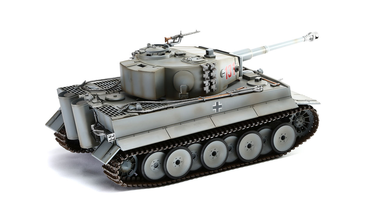 Tiger I RC Panzer 1:16 mit Infrarot Gefechtssimulation panzergrau Bild 2
